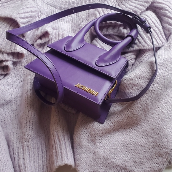 COPY - Jacquemus purple le Chiquito noeud bag - Picture 6 of 12